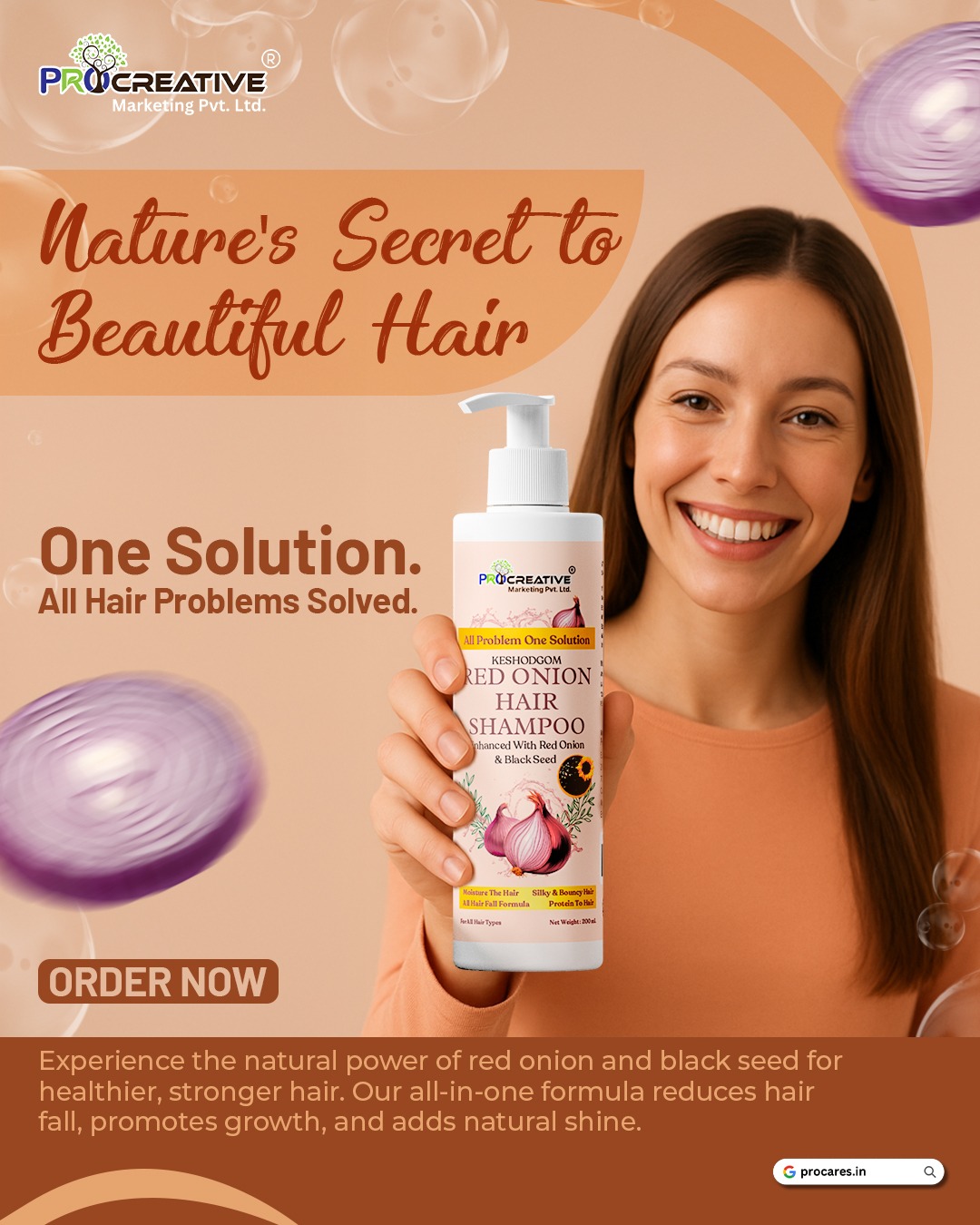 SHAMPOO- RED ONION HAIR SHAMPOO